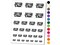 Soccer Dad Text with Ball Temporary Tattoo Water Resistant Fake Body Art Set Collection